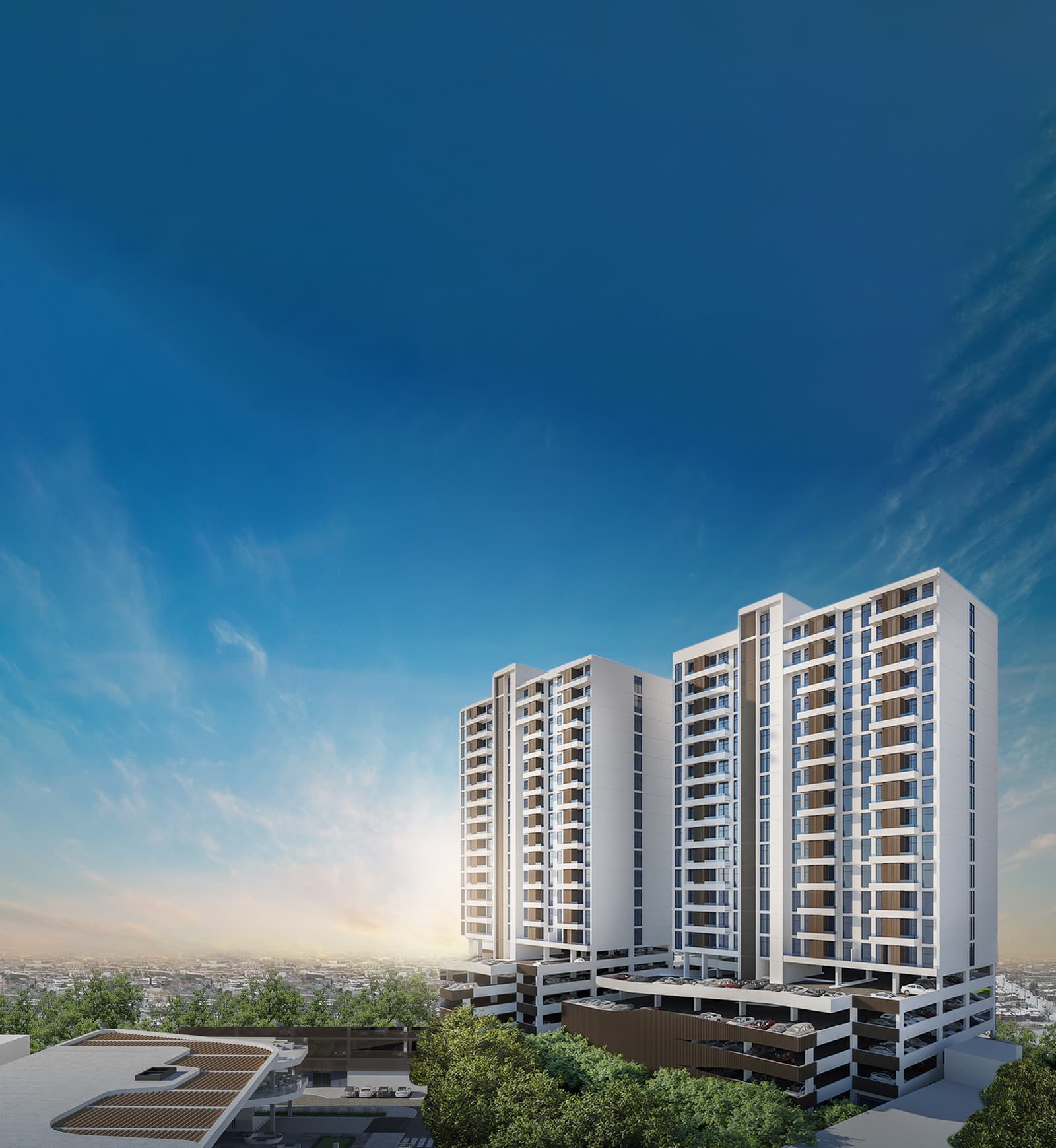 Render de las torres Fonttera